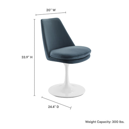Tulip Style Swivel Dining Chair