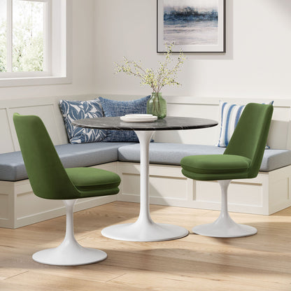 Tulip Style Swivel Dining Chair
