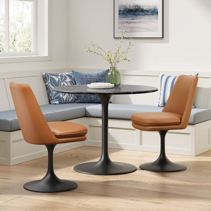 Tulip Style Swivel Dining Chair