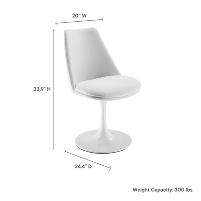 Tulip Style Swivel Dining Chair