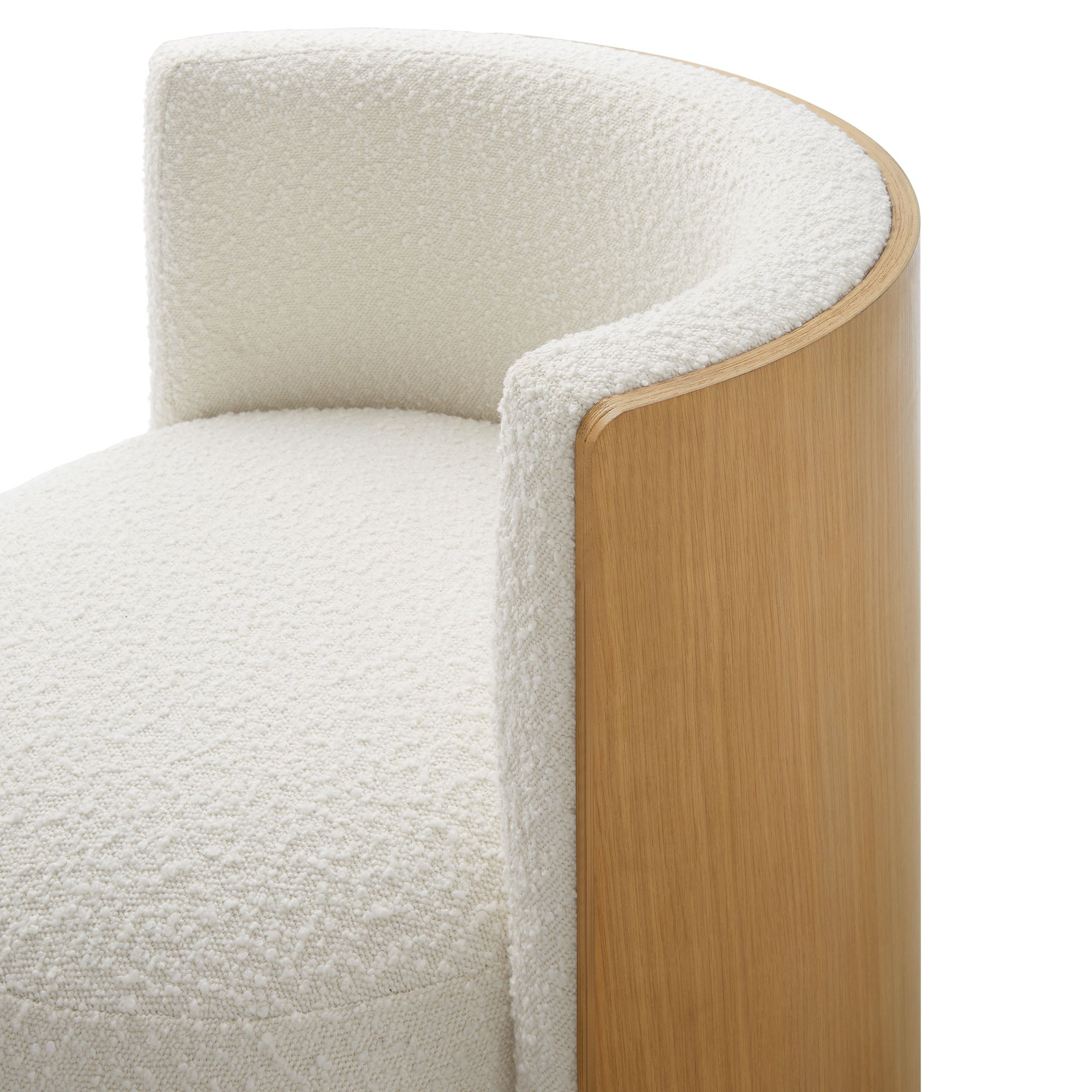 Soleil Boucle Accent Chair