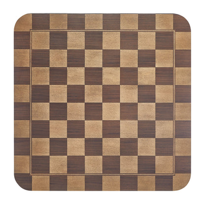 Oscar 36 Inch Square Checkered Dining Table