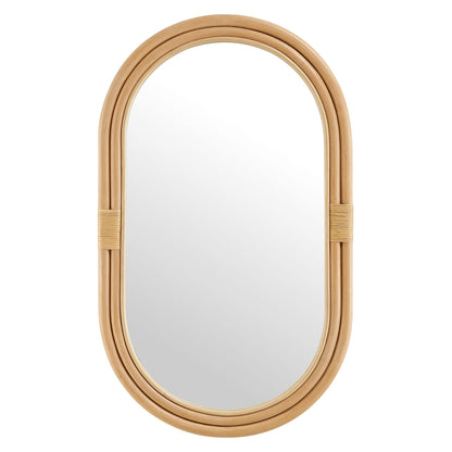 Corsica Oval Rattan Wall Mirror