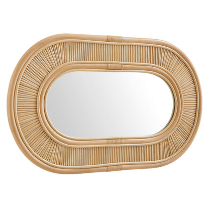 Sovana Oval Rattan Wall Mirror
