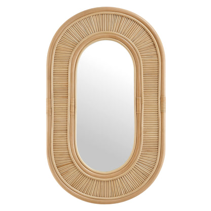Sovana Oval Rattan Wall Mirror