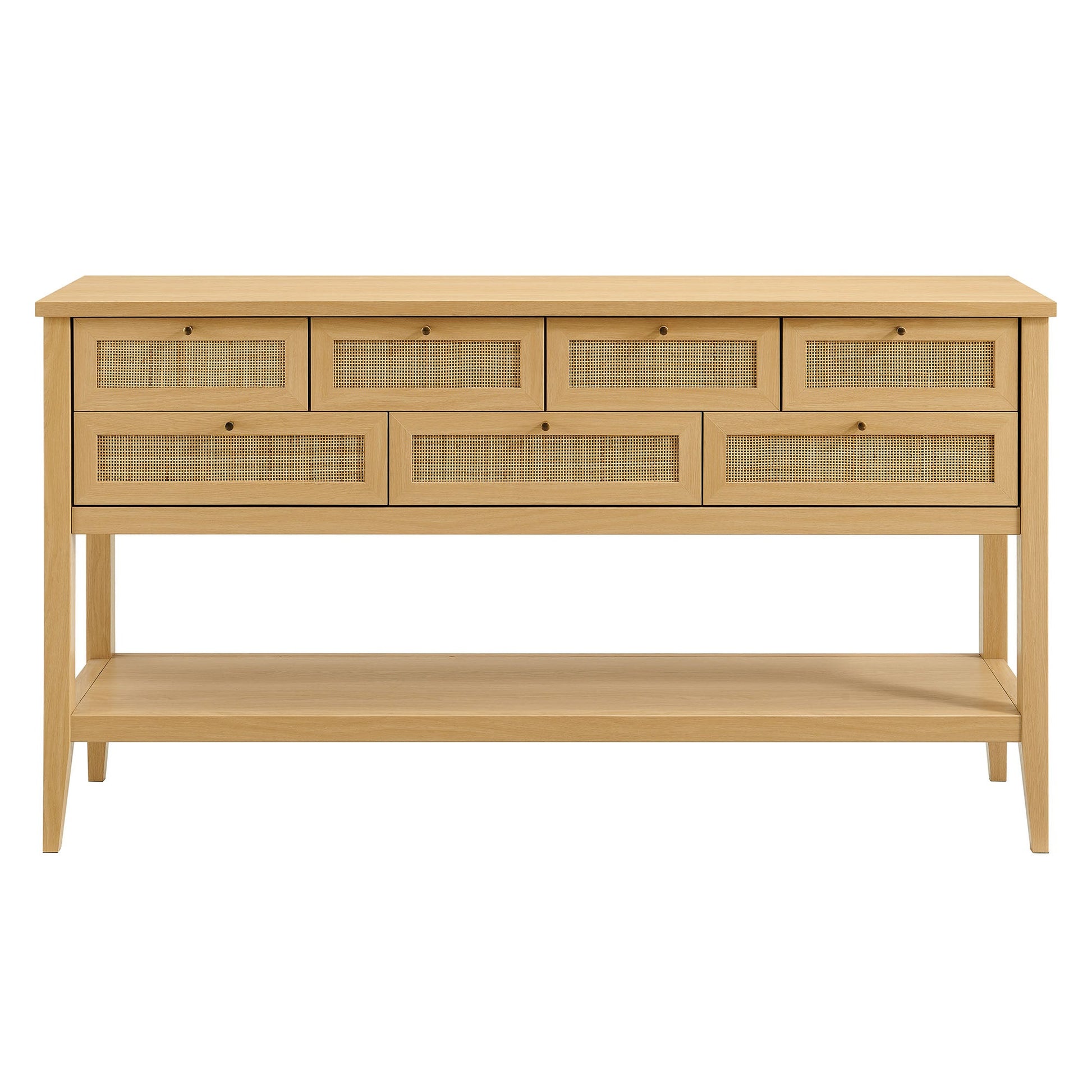 Soma 62 Inch Rattan Console Table