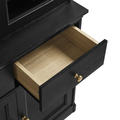Amara 79 Inch Large Storage Display Cabinet