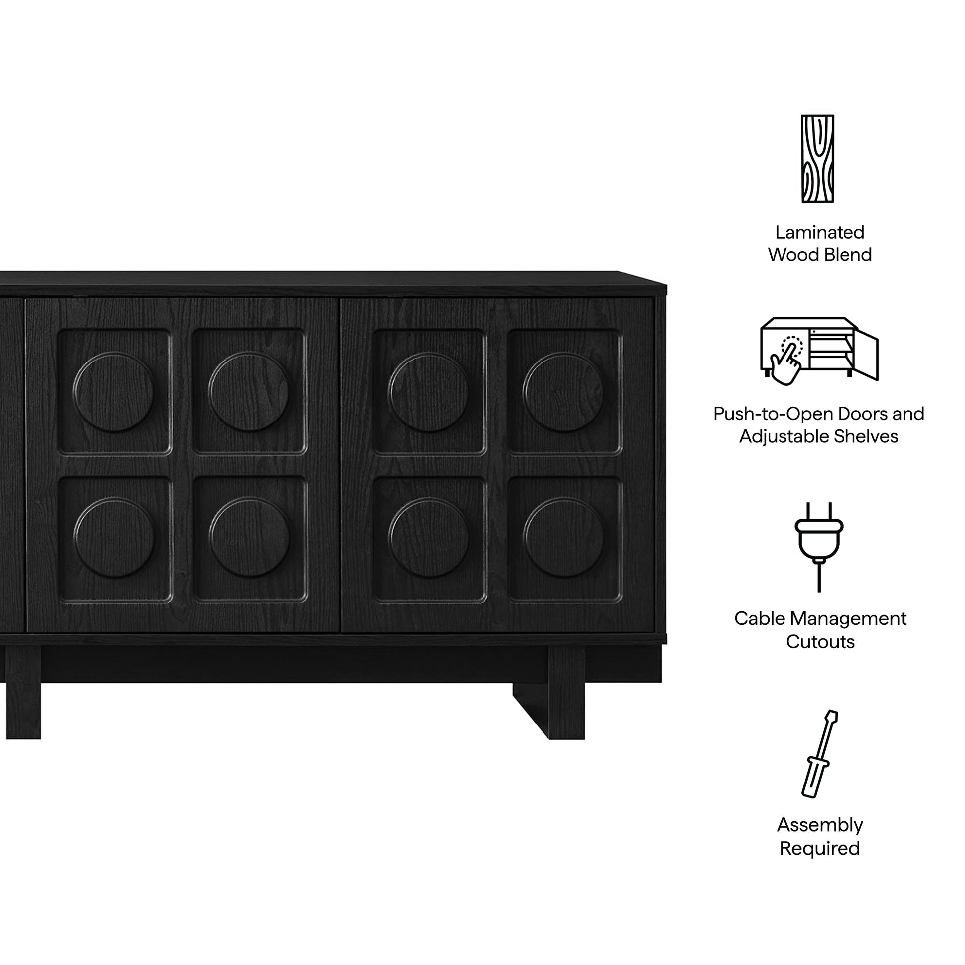 Knox 71 Inch TV Stand
