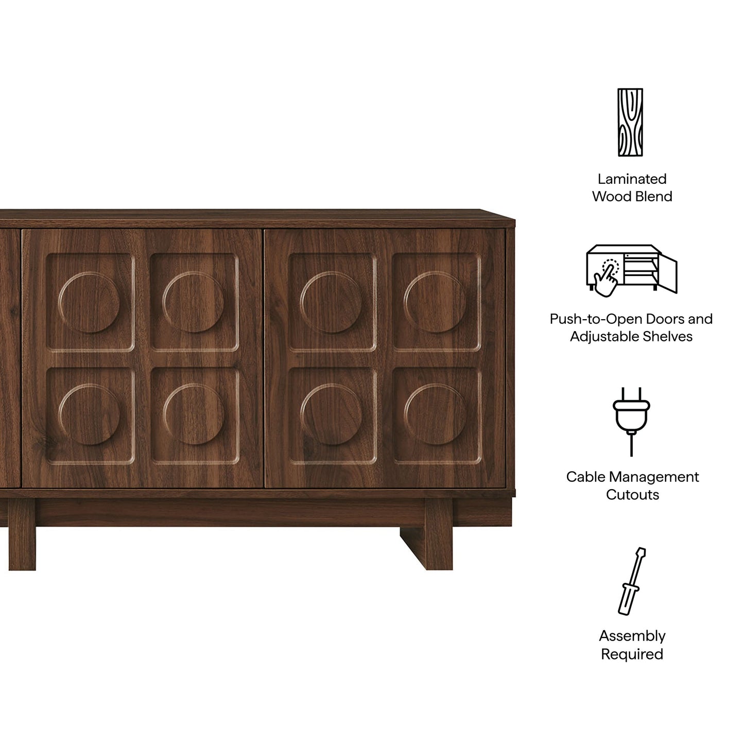 Knox 71 Inch TV Stand
