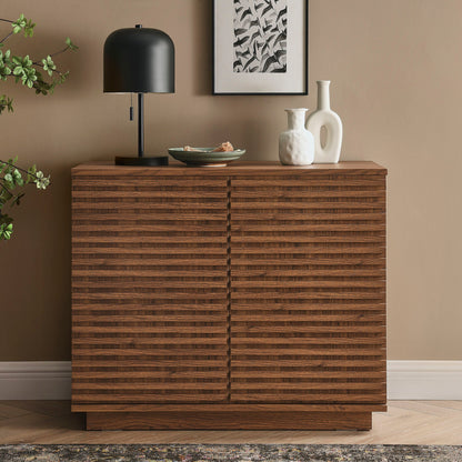 Render 2-Door Fluted Accent Cabinet