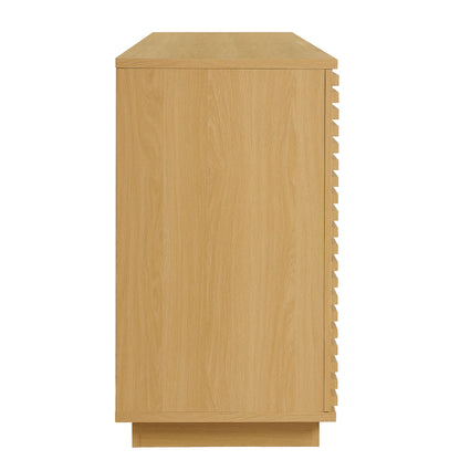 Render 4-Door Fluted Sideboard Cabinet TV Stand
