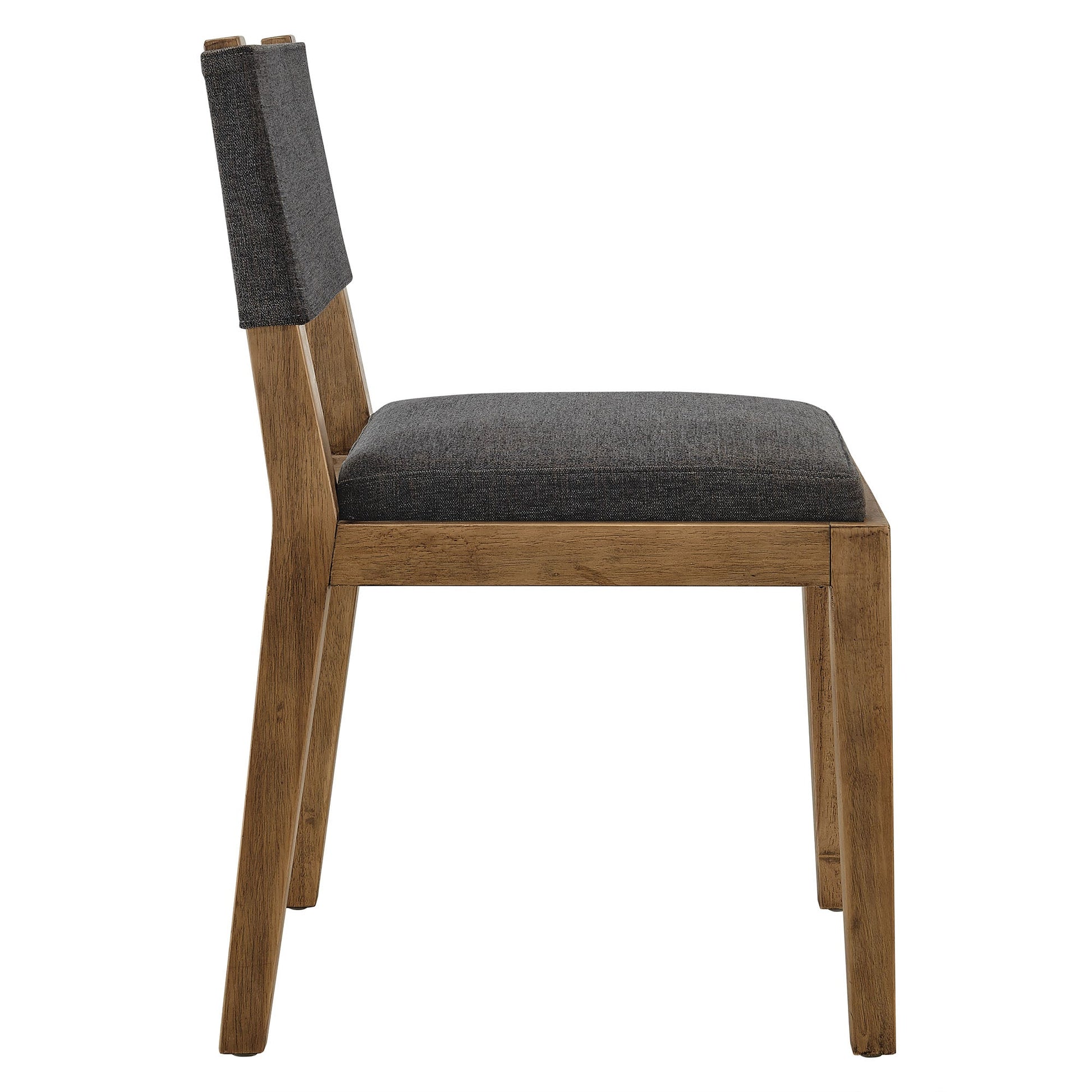 Calder Fabric Upholstered Wood Armless Dining Chair