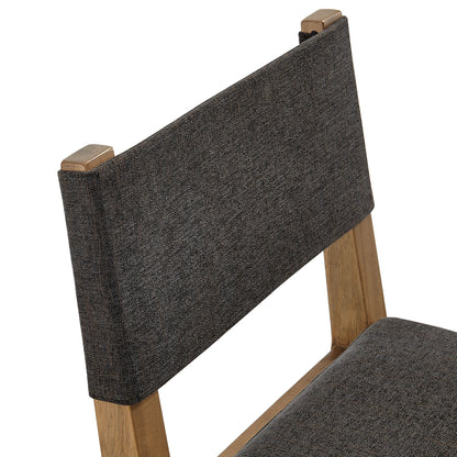 Calder Fabric Upholstered Wood Armless Dining Chair