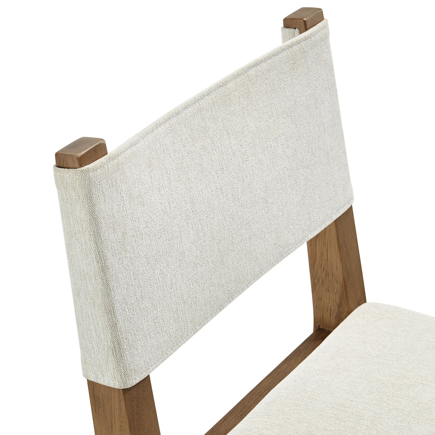 Calder Fabric Upholstered Wood Armless Dining Chair