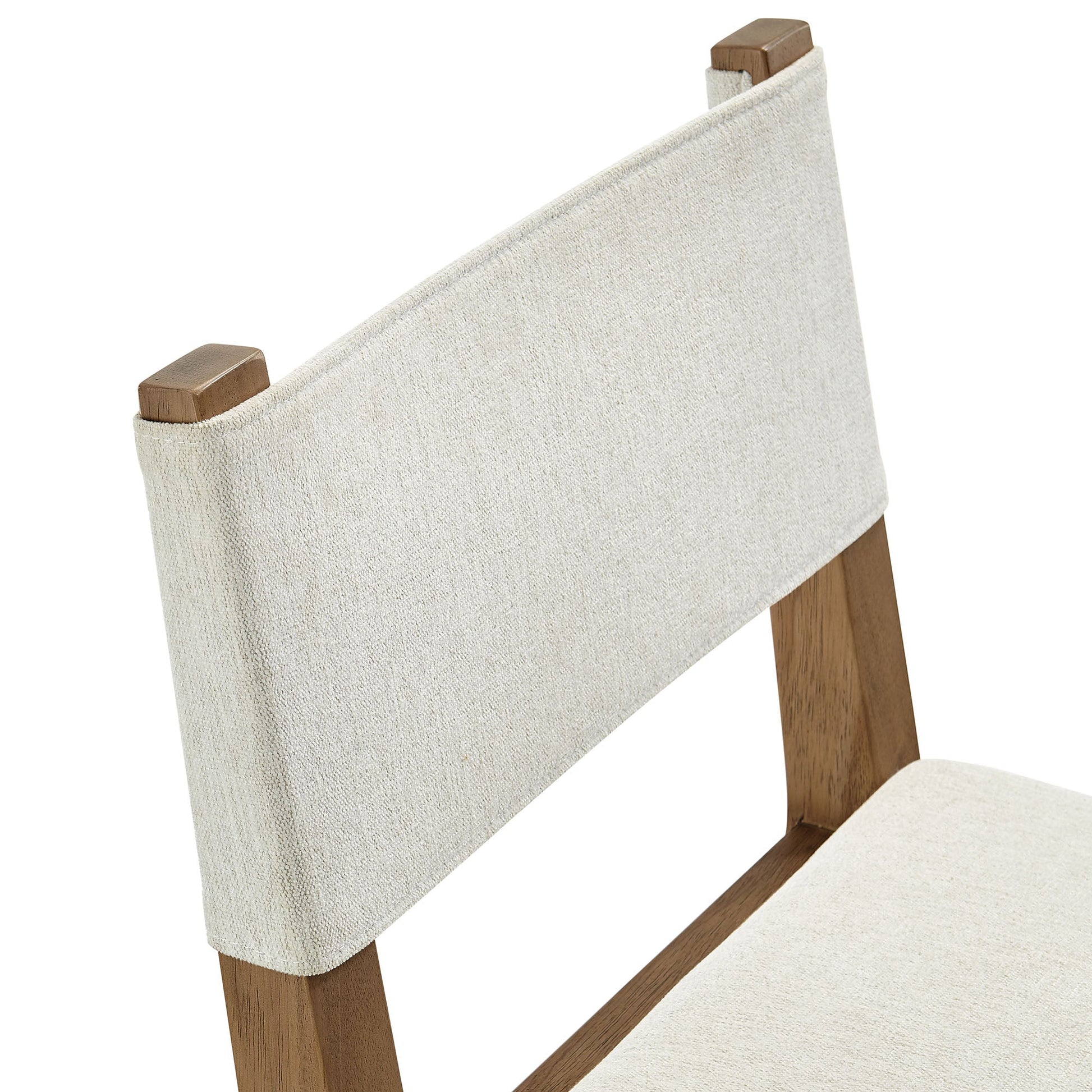 Calder Fabric Upholstered Wood Armless Dining Chair