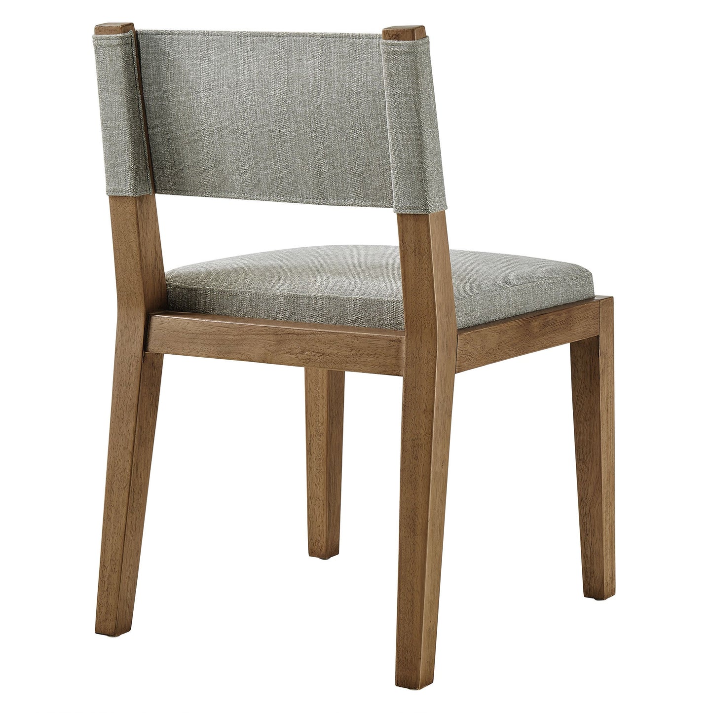 Calder Fabric Upholstered Wood Armless Dining Chair
