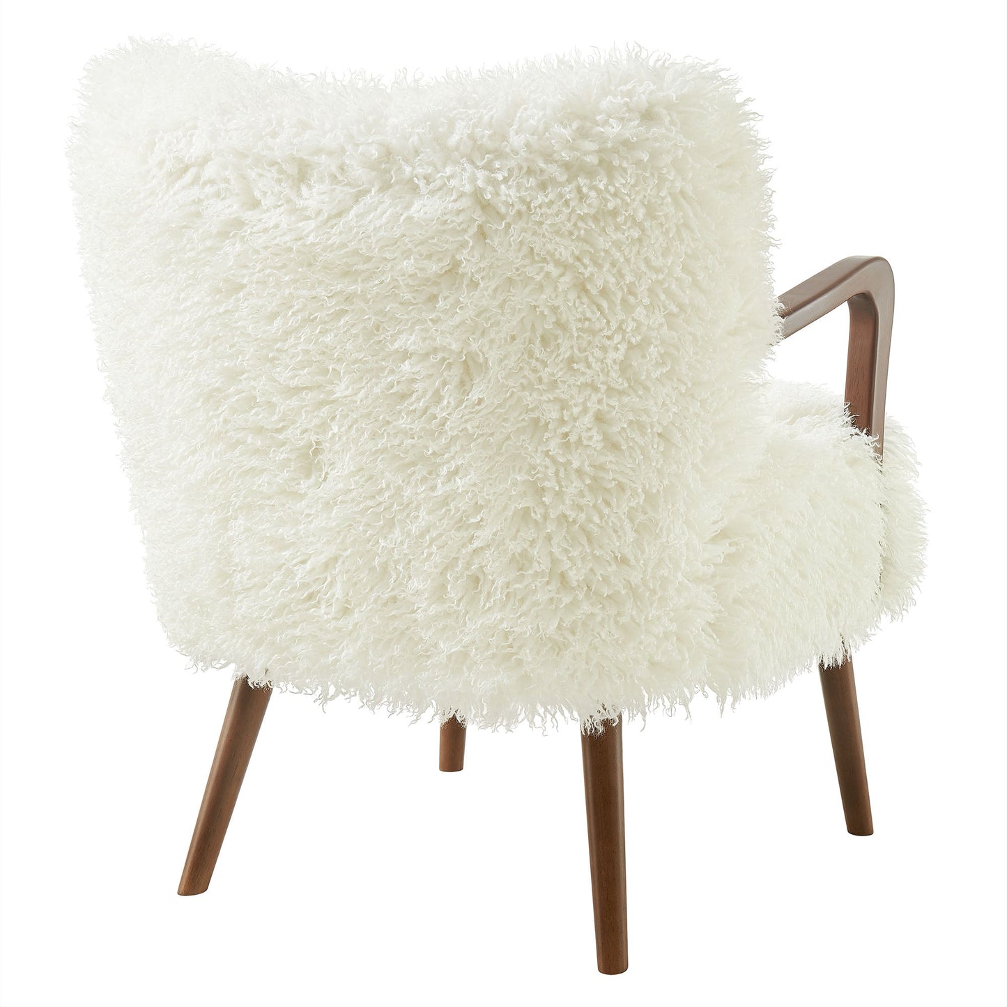 Zerra Faux Shearling Accent Armchair