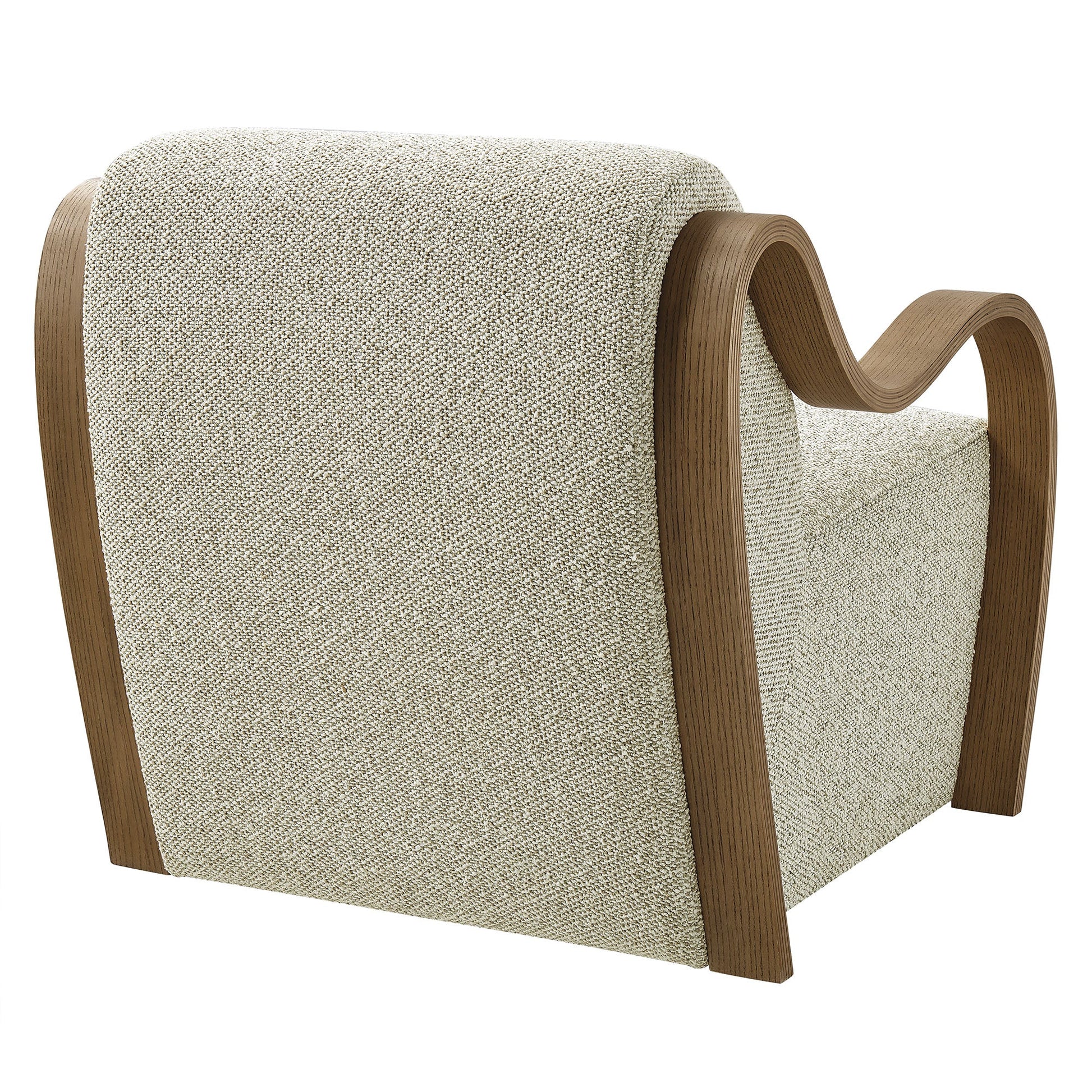 Atrium Lattice Boucle Accent Armchair