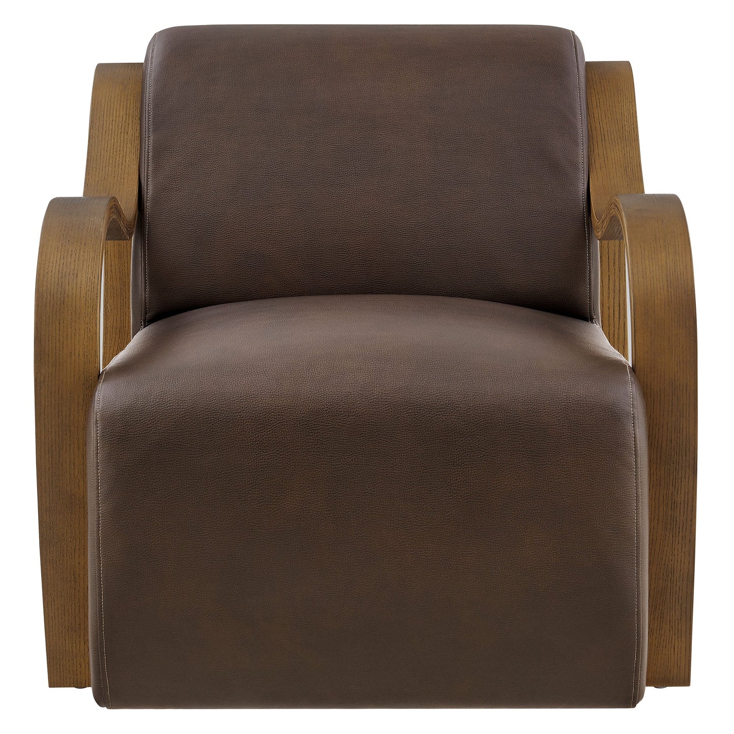 Atrium Vegan Leather Accent Armchair