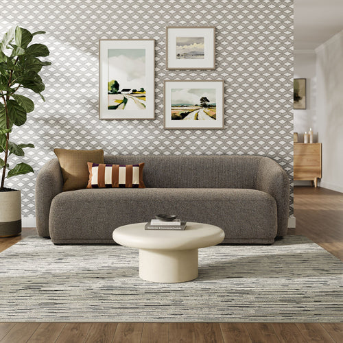 Monica 88 Inch Boucle Fabric Sofa