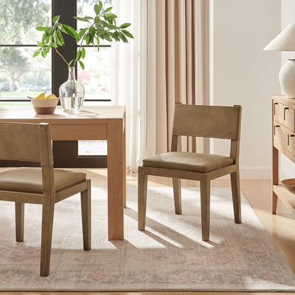 Calder Vegan Leather Dining Side Chair