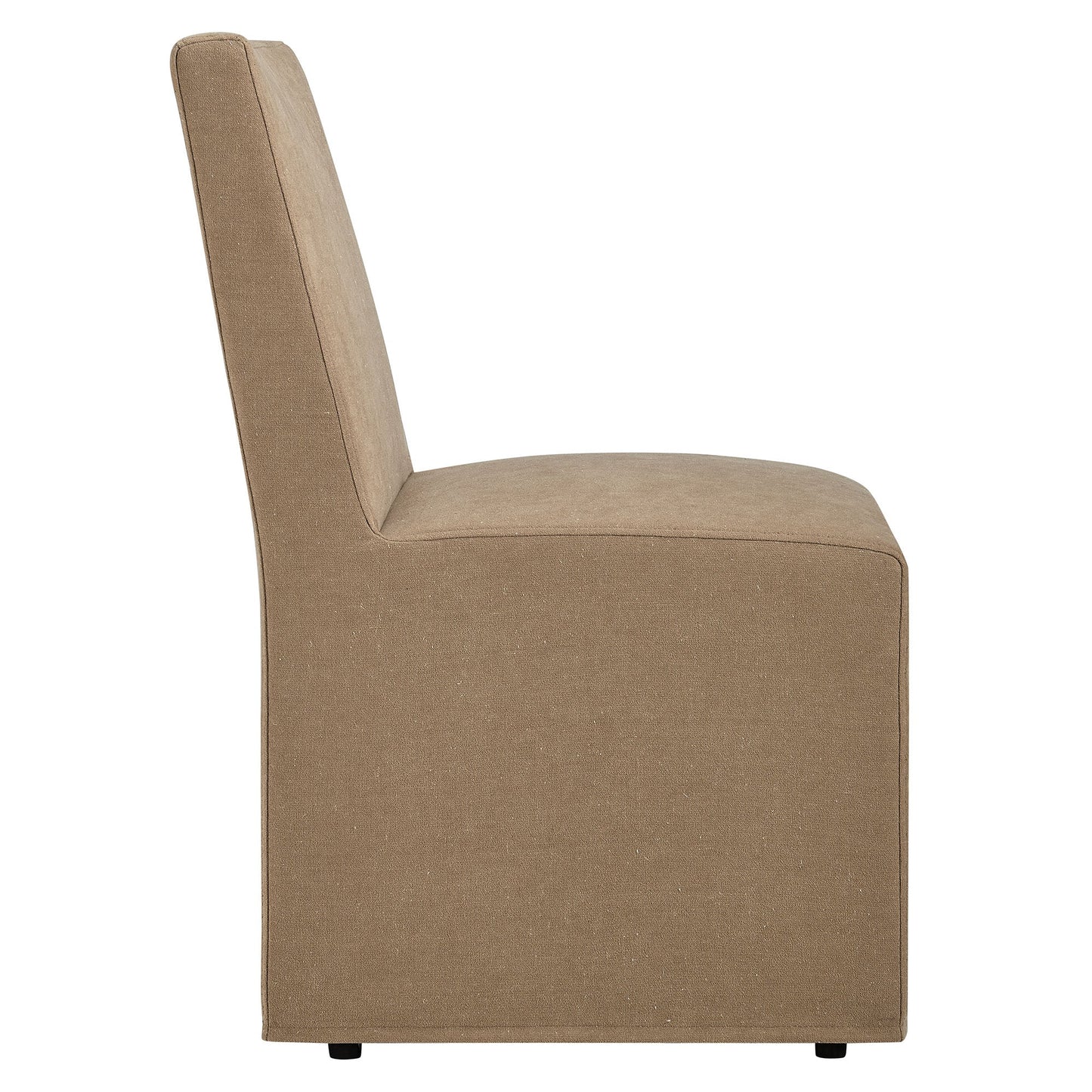 Tessera Upholstered Linen-Blend Slipcovered Dining Chair
