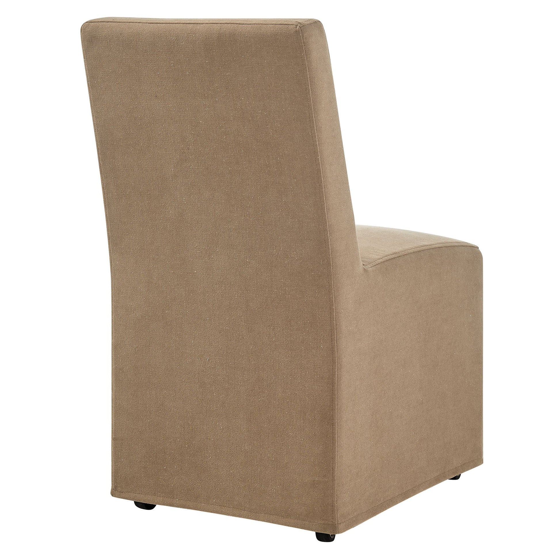 Tessera Upholstered Linen-Blend Slipcovered Dining Chair