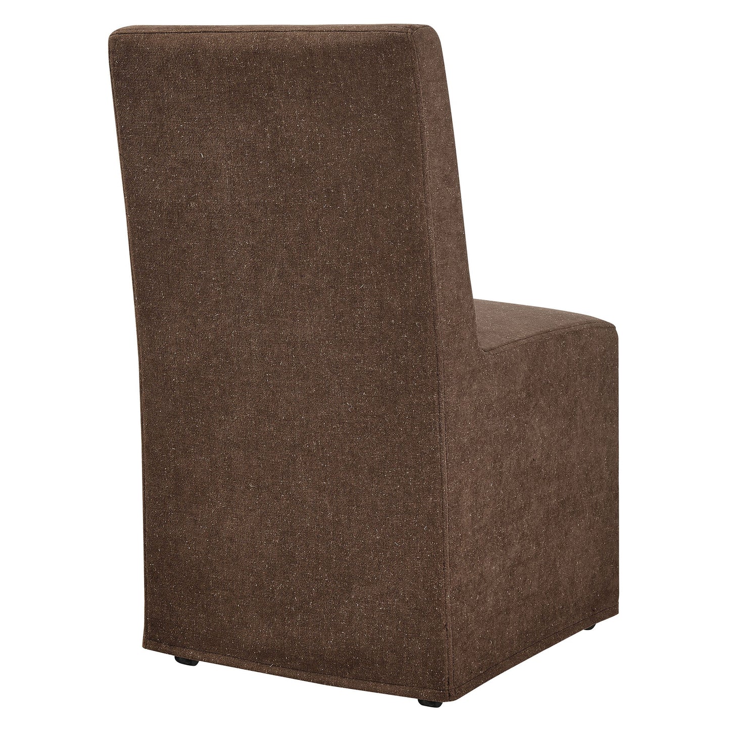 Tessera Upholstered Linen-Blend Slipcovered Dining Chair