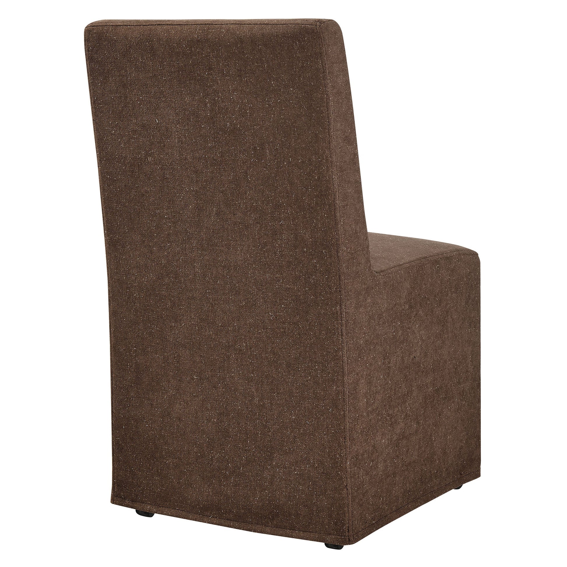 Tessera Upholstered Linen-Blend Slipcovered Dining Chair