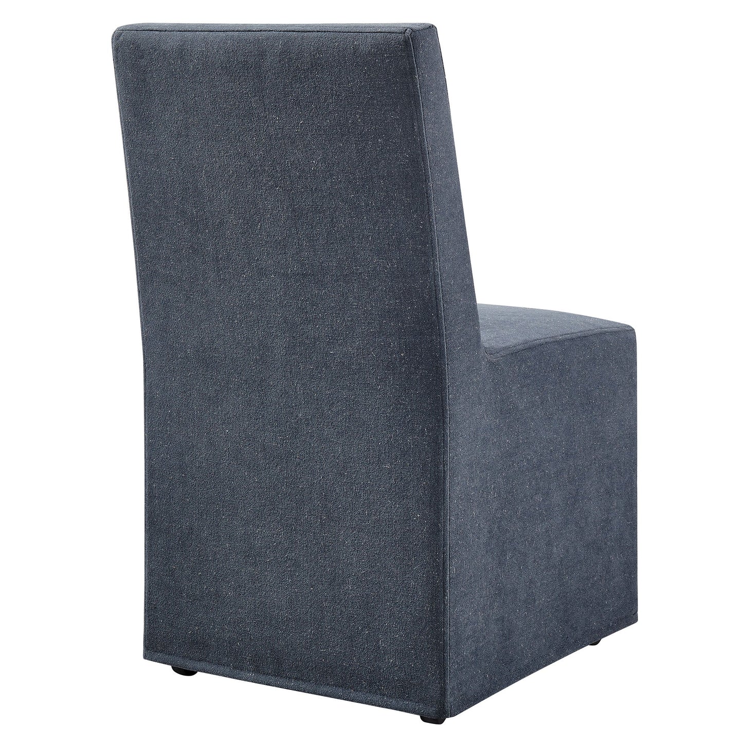 Tessera Upholstered Linen-Blend Slipcovered Dining Chair