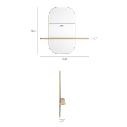 Solstice Large Oval Mirror