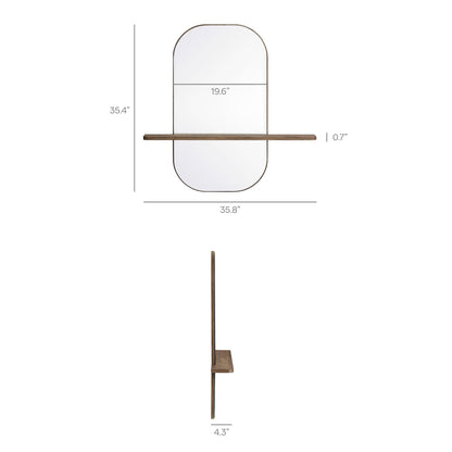 Solstice Large Oval Mirror