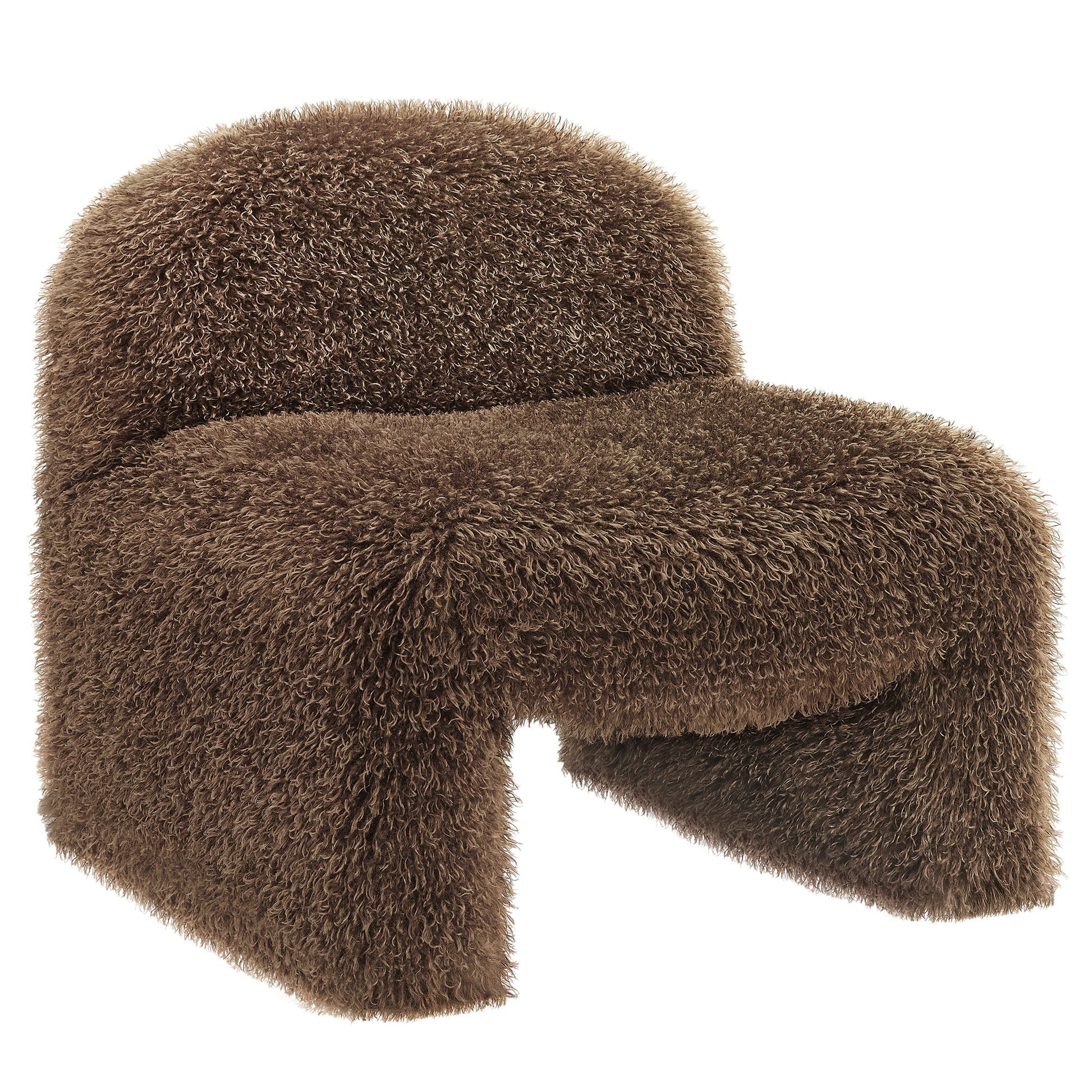 Mina Faux Fur Accent Chair
