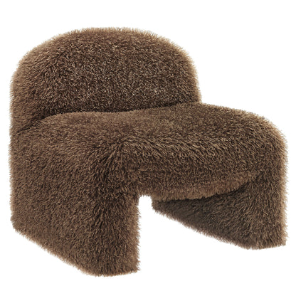 Mina Faux Fur Accent Chair