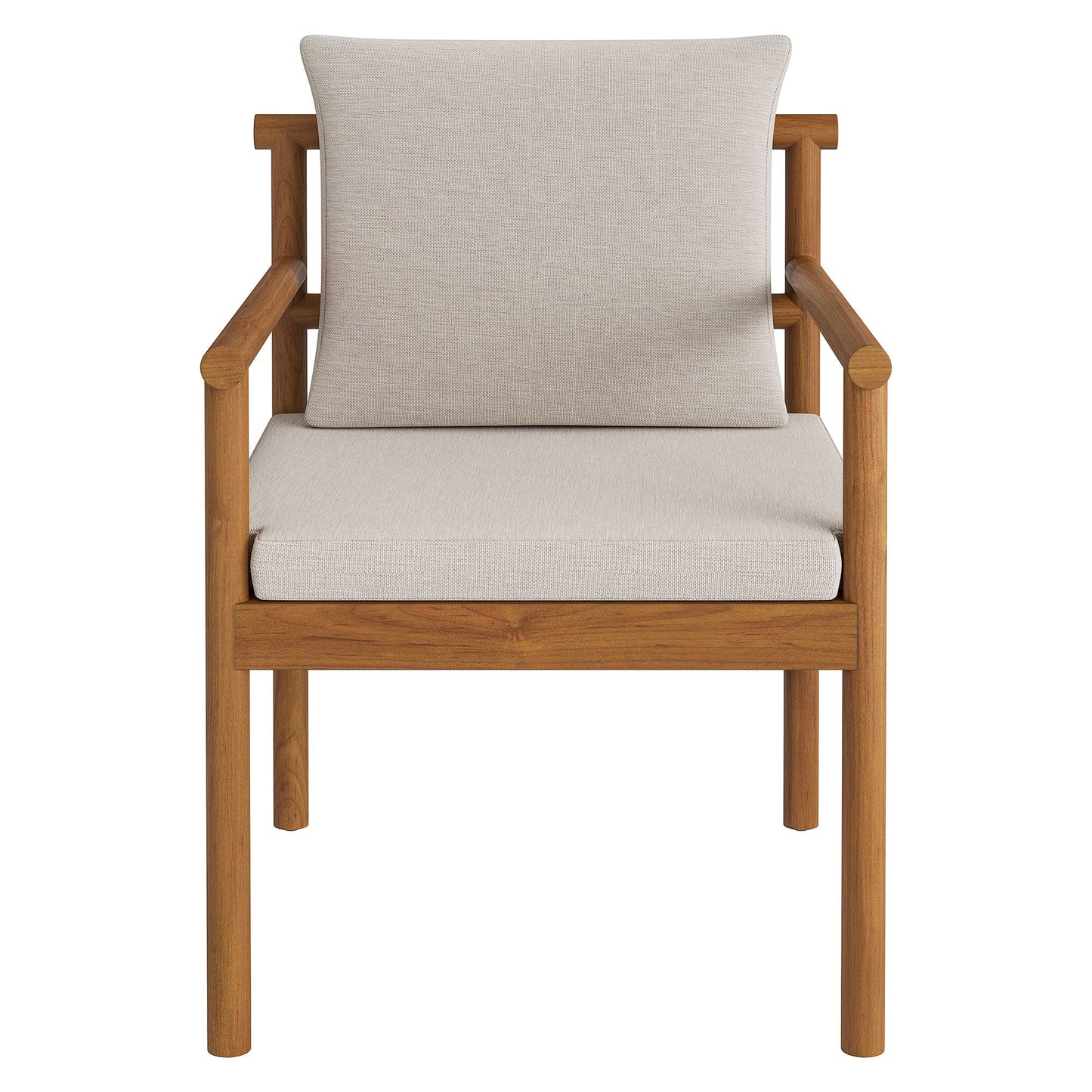 Eleni 7 Piece Outdoor Patio Teak Wood Dining Set