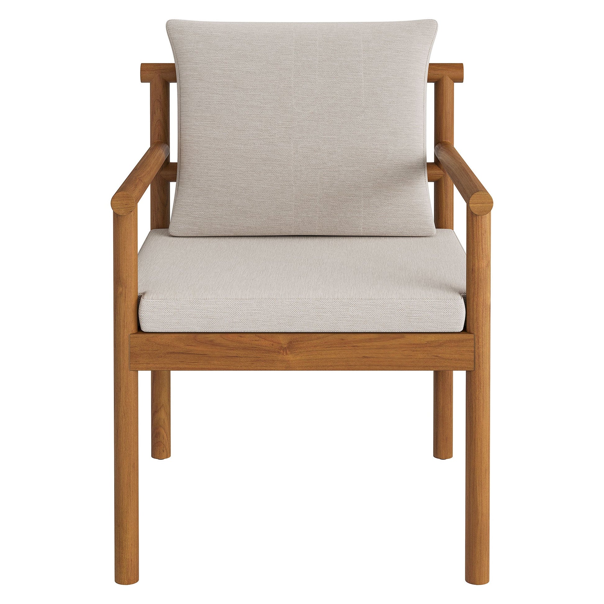Eleni 7 Piece Outdoor Patio Teak Wood Dining Set