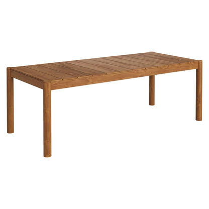Eleni 7 Piece Outdoor Patio Teak Wood Dining Set