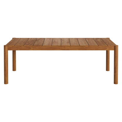 Eleni 7 Piece Outdoor Patio Teak Wood Dining Set