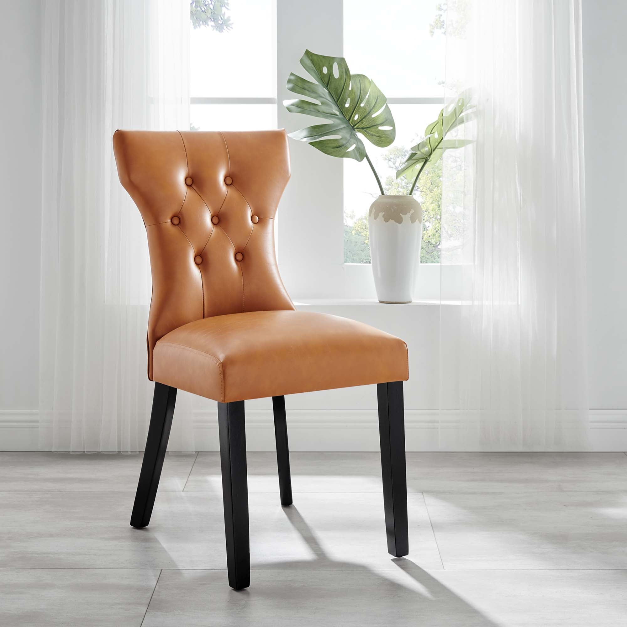 Silhouette Dining Vinyl Side Chair