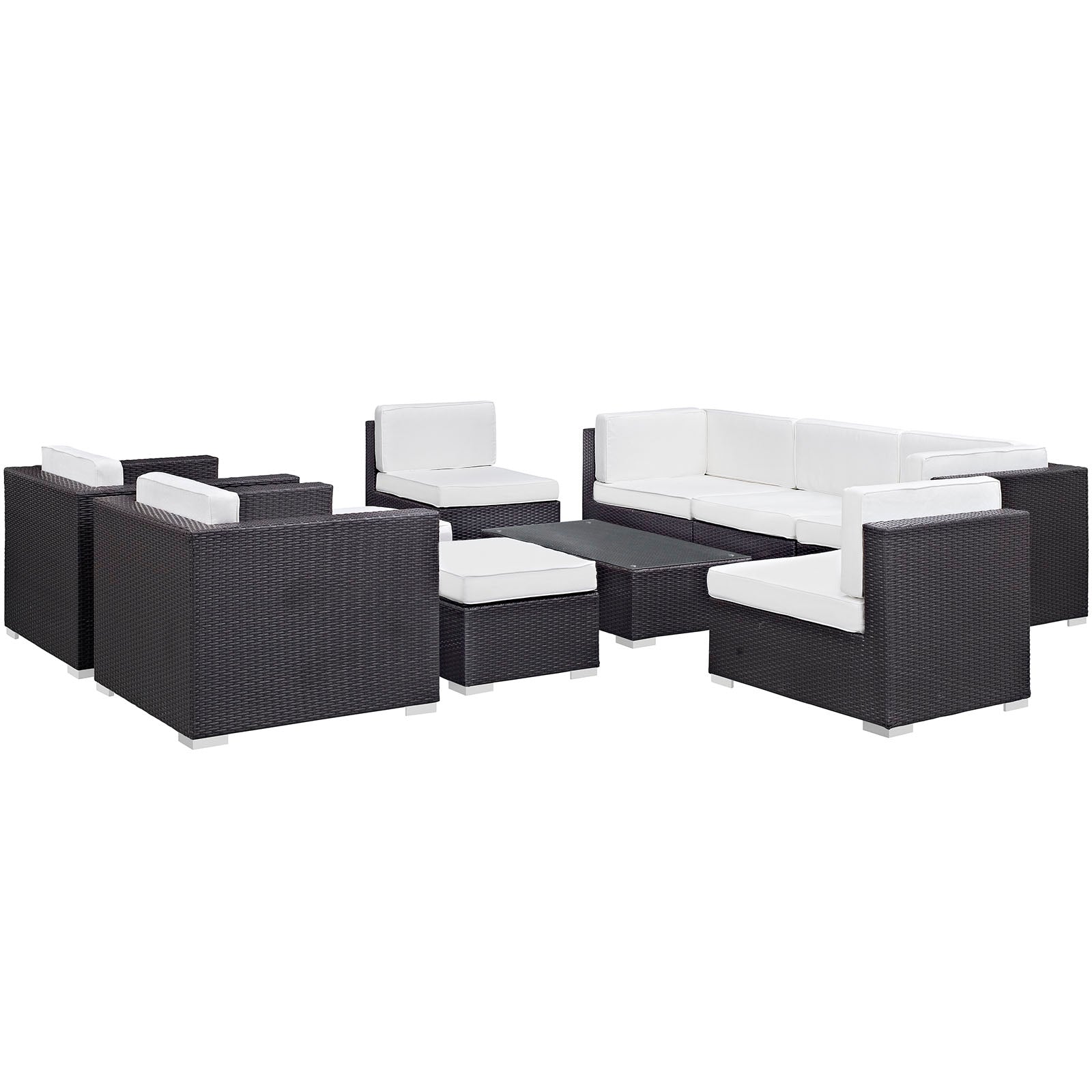 Avia 10 Piece Outdoor Patio Sectional Set