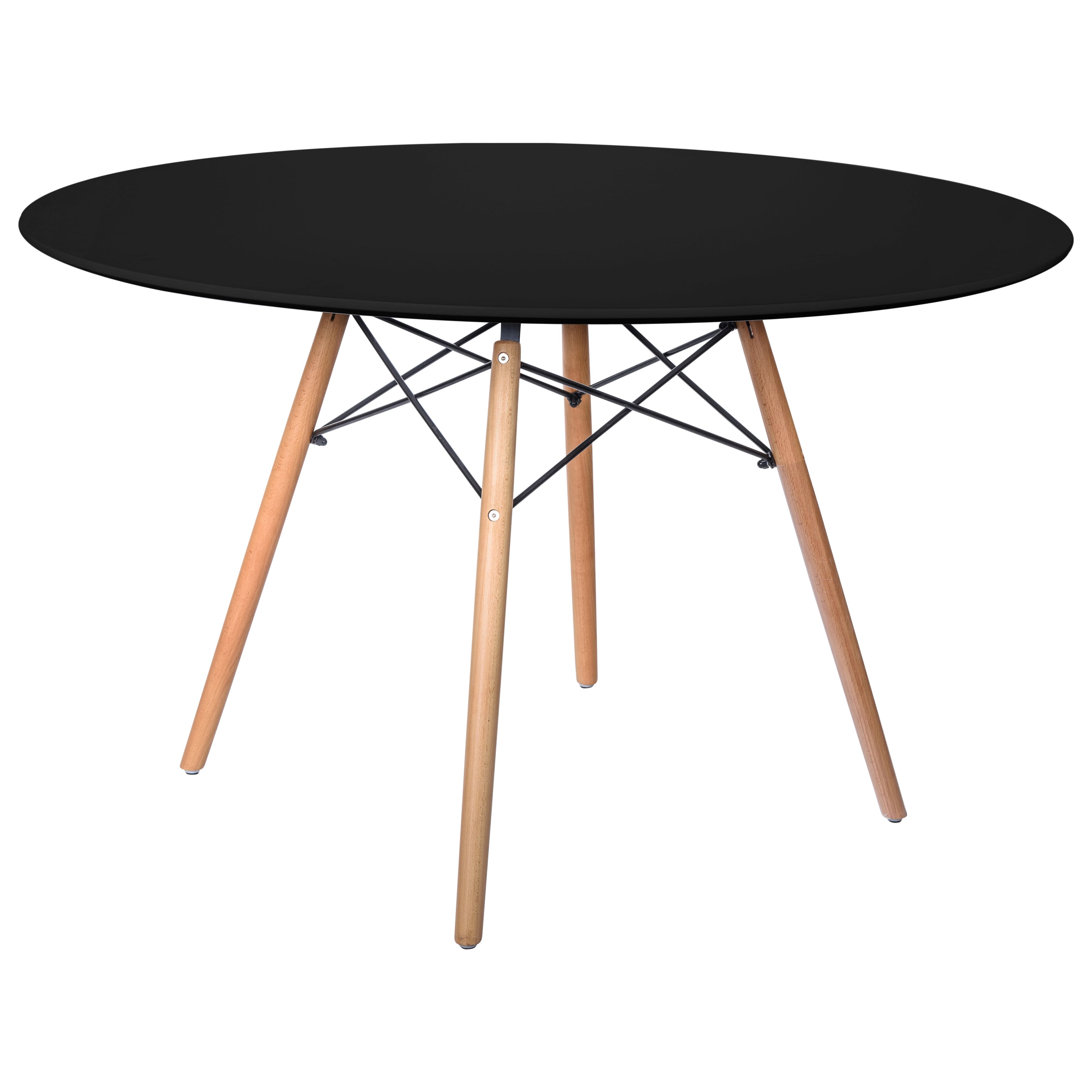 Avery Round Wooden Top Dining Table