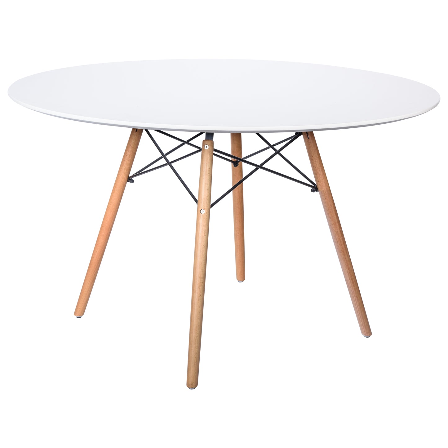 Avery Round Wooden Top Dining Table