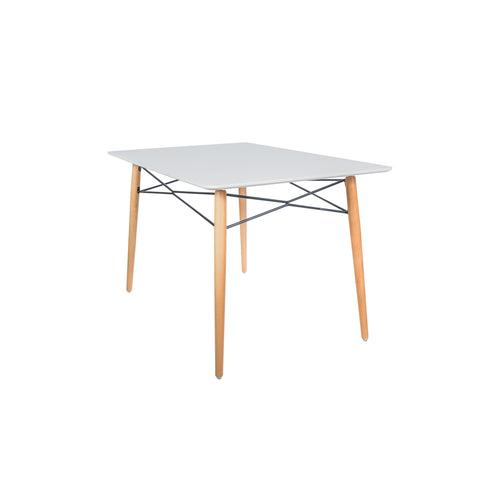 Avery 4Ft Rectangle Wooden Top Dining Table