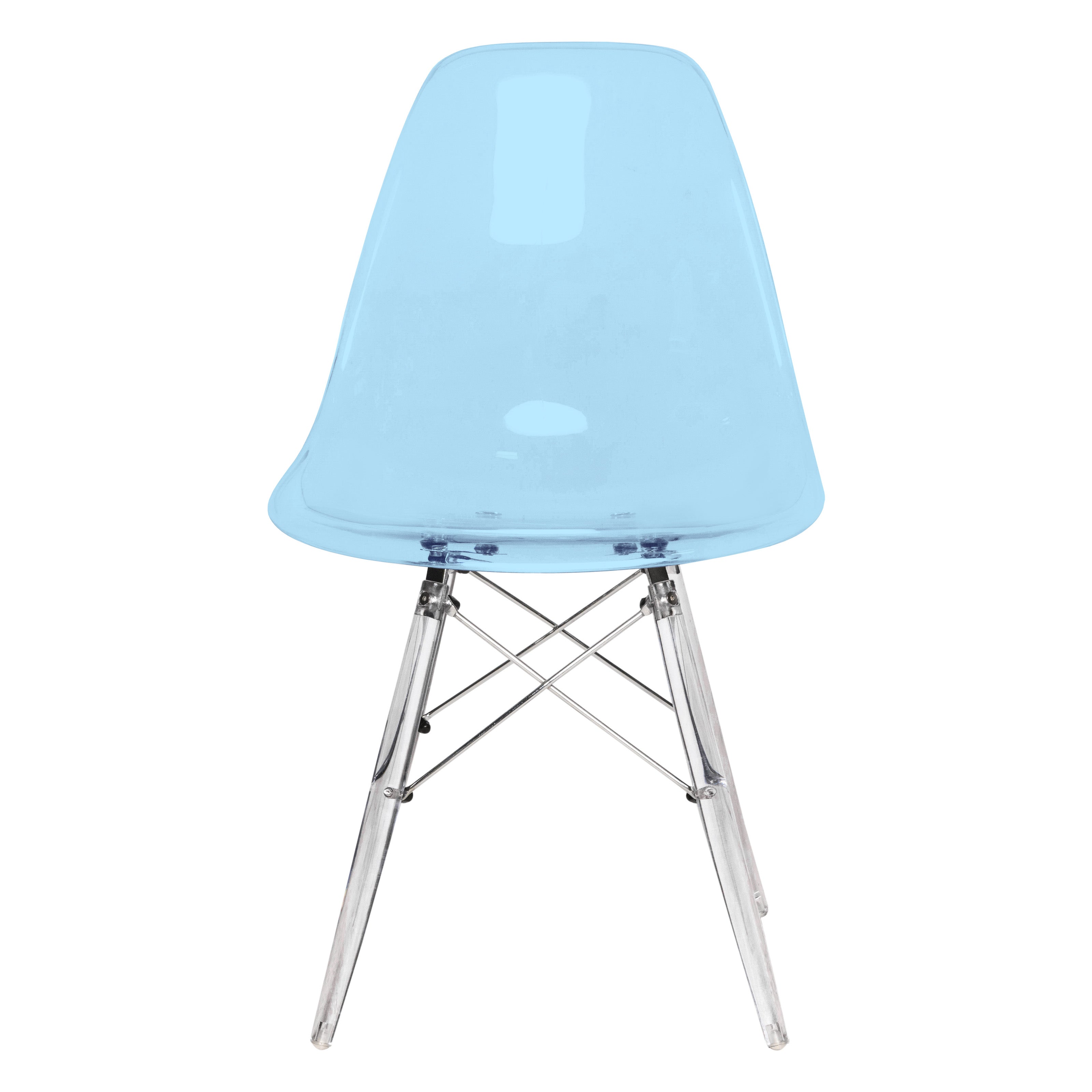 Dover Molded Side Chair with Acrylic Base