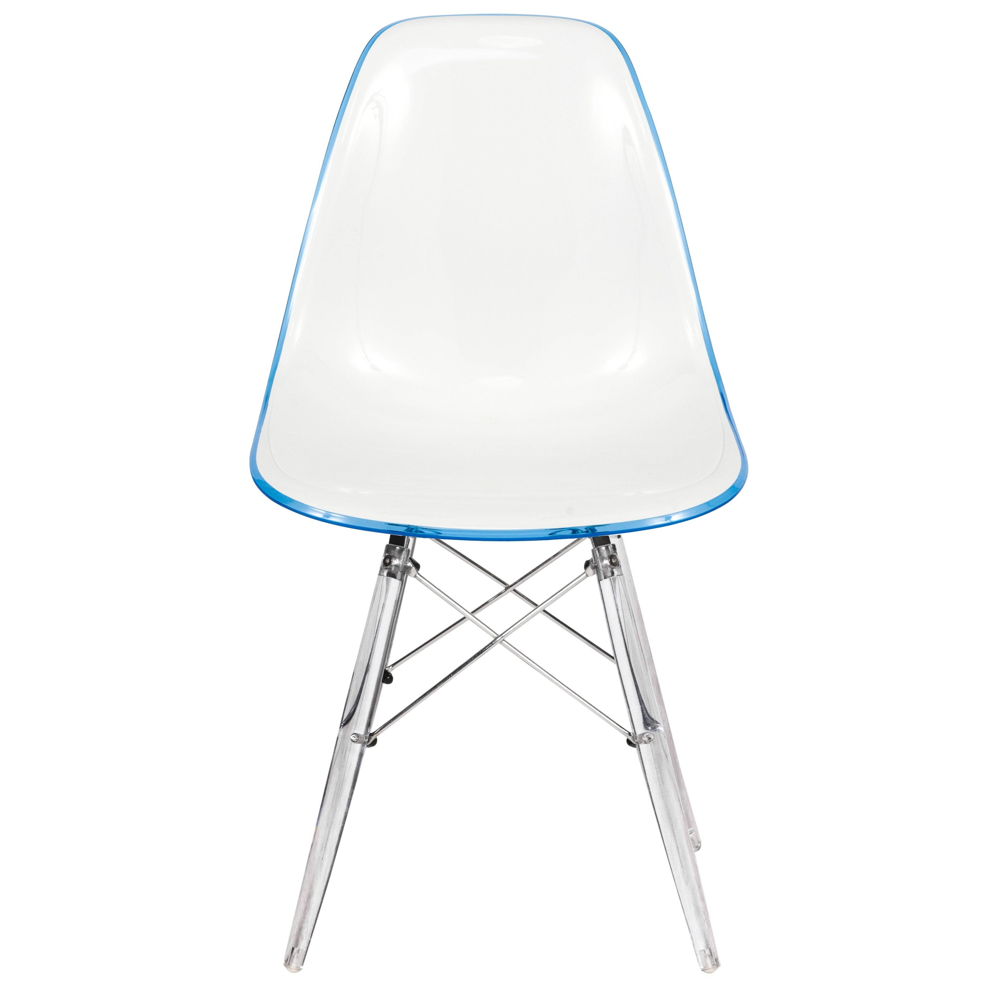 Dover Molded Side Chair with Acrylic Base