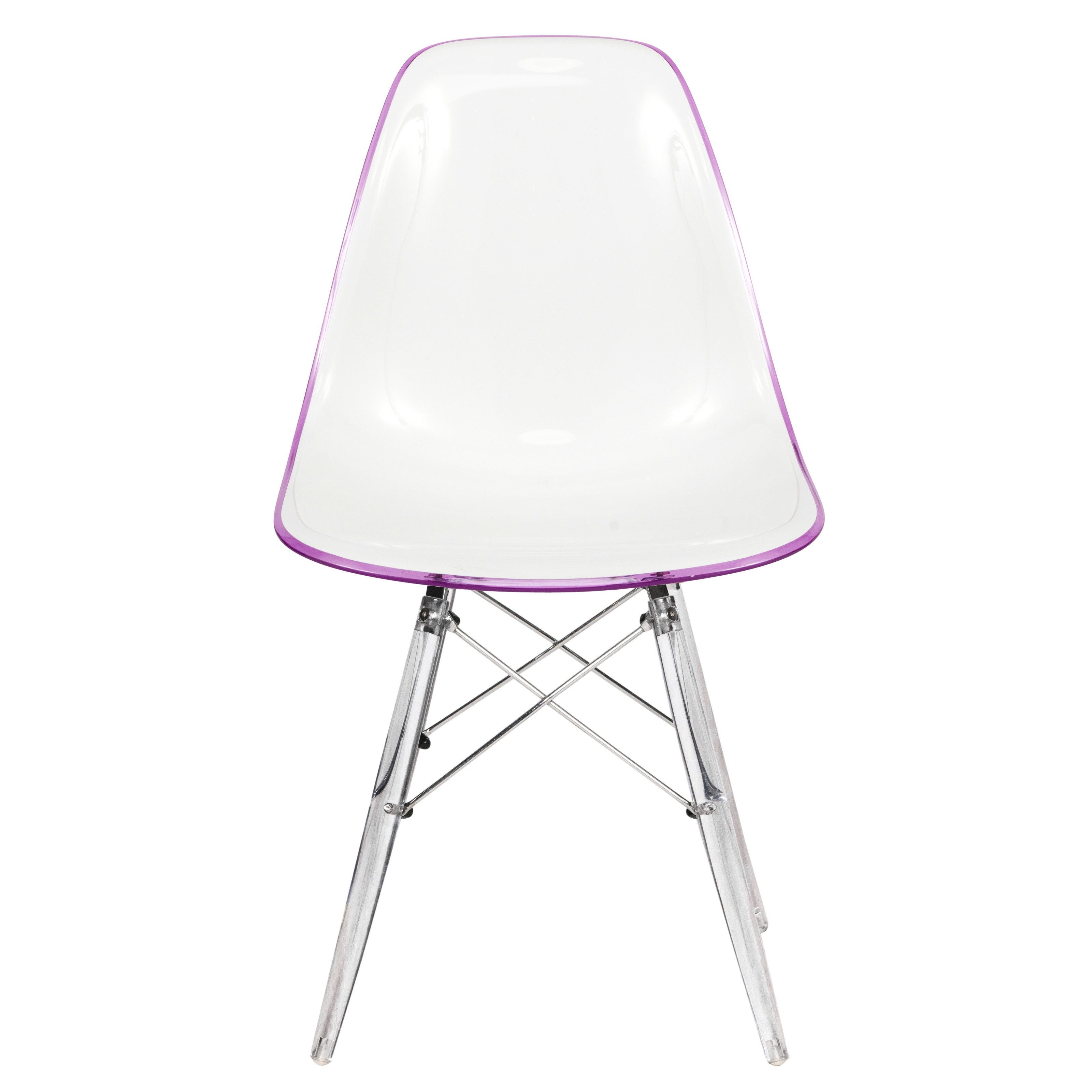 Dover Molded Side Chair with Acrylic Base