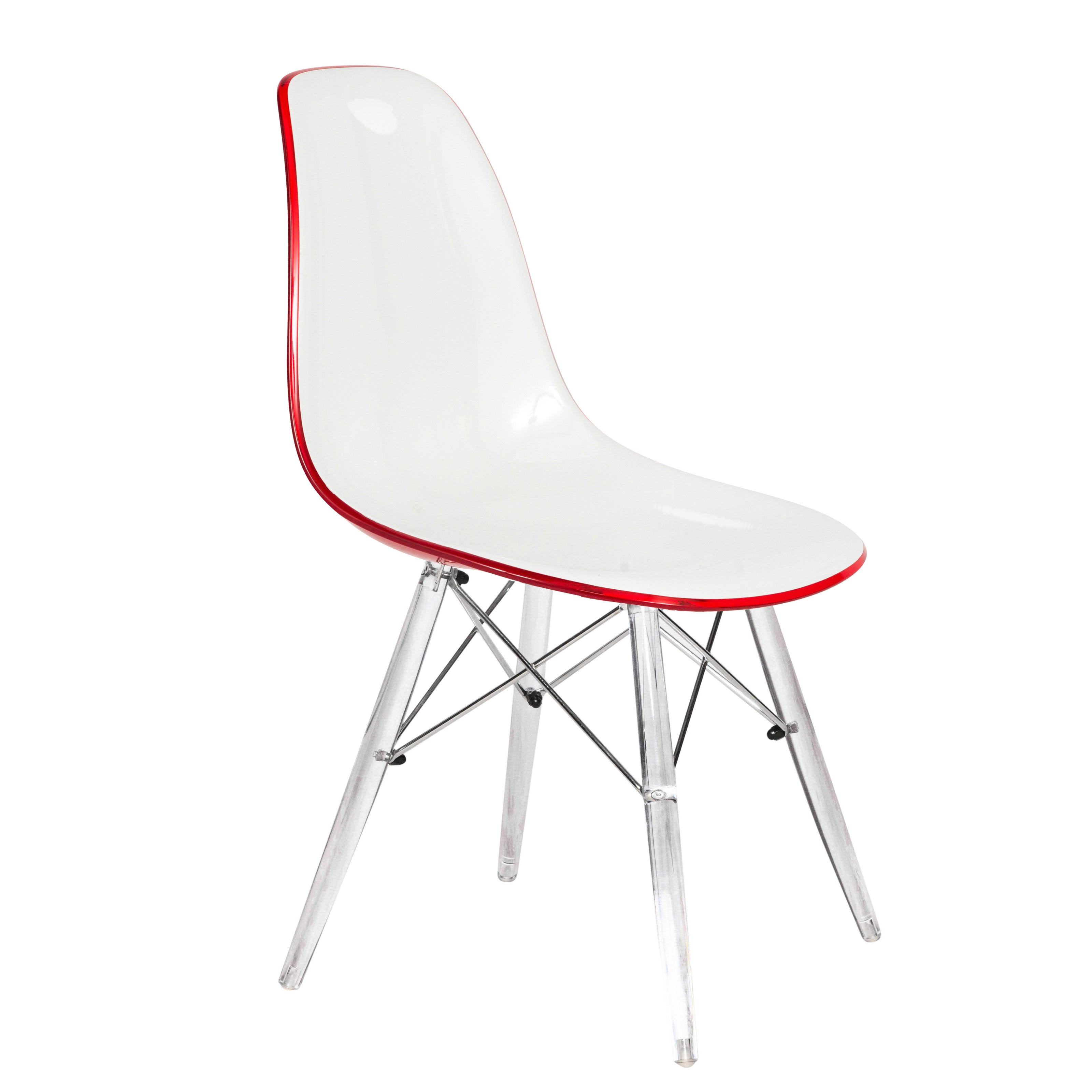 Dover Molded Side Chair with Acrylic Base