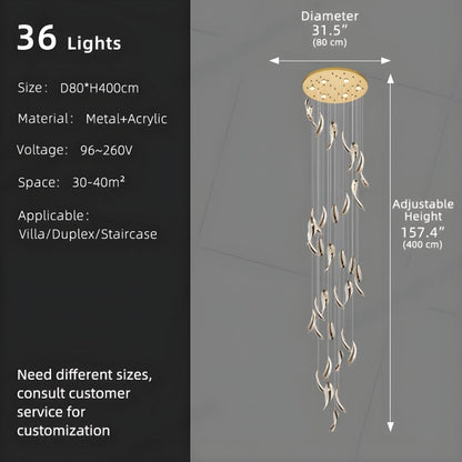 Elsia Entry Foyer Chandelier