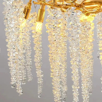 Classic Branch Art Deco Crystal Chandelier