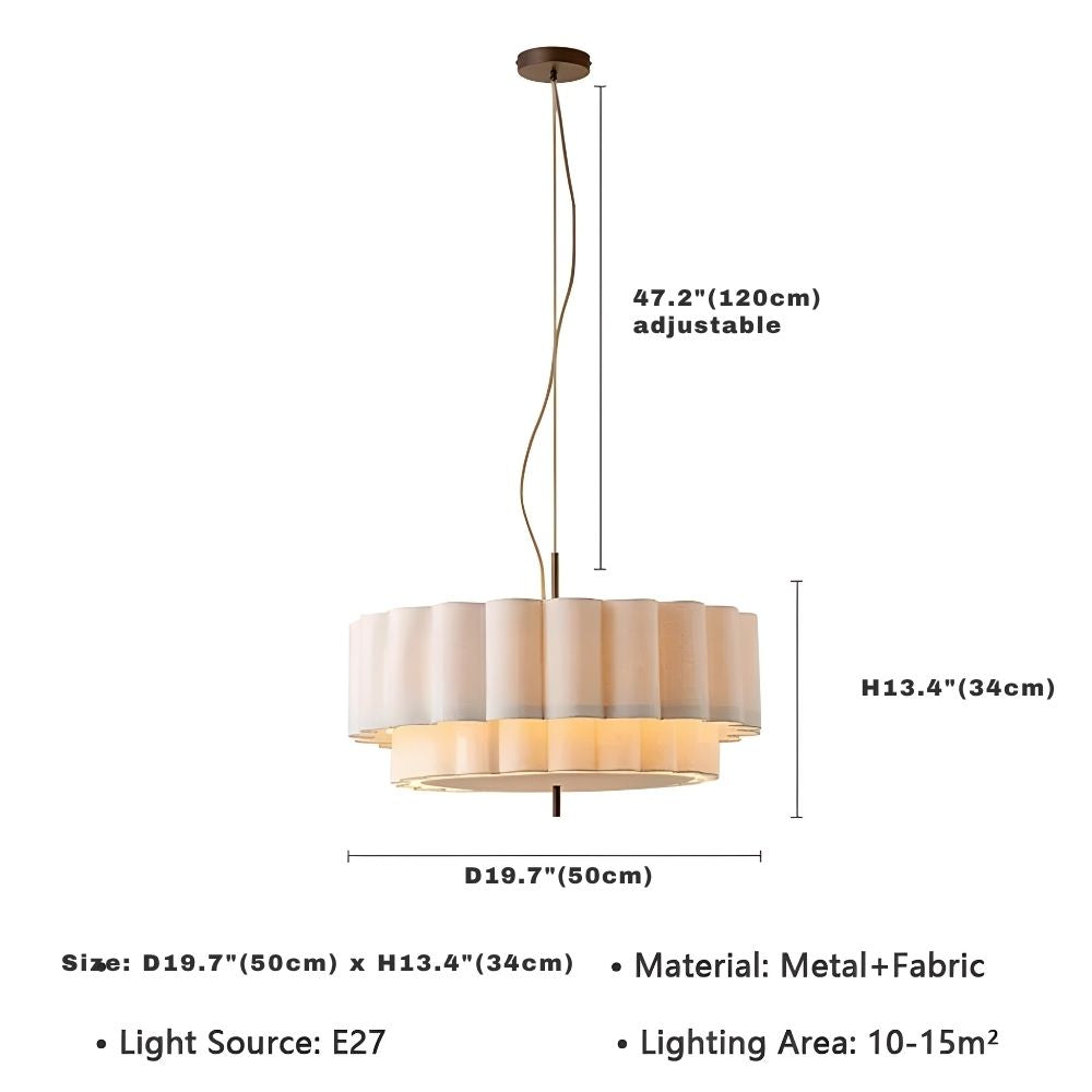 Envia Modern Fabric Pendant Light